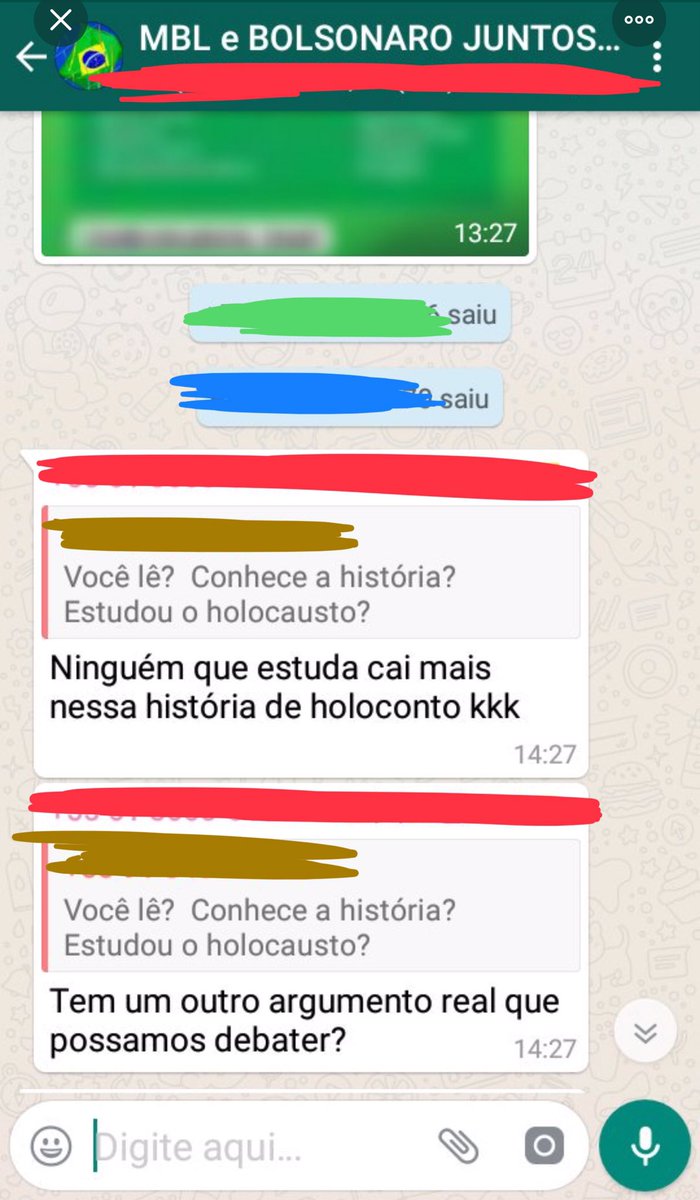 ERacistas's tweet photo. Como alguém fala que o holocausto foi um "holoconto" ? O que será que esse tipo de pessoa tem na cabeça ? Eu sinceramente não consigo entender, deixo pra vocês. https://t.co/nBCB1iBc4A