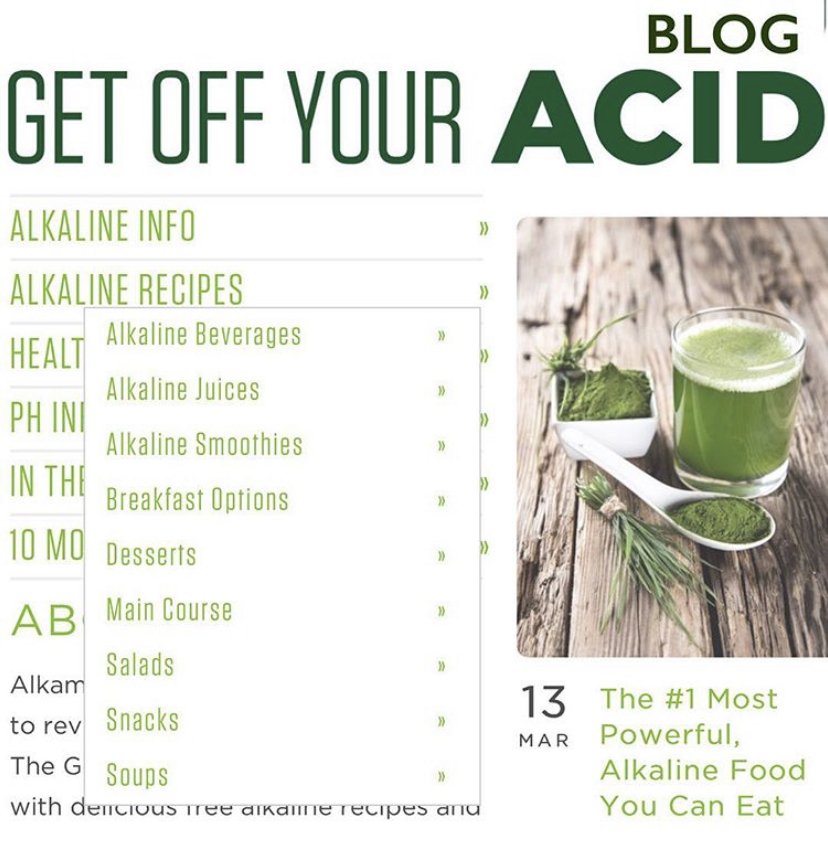 getoffyouracid's tweet photo. Check out Dr. Daryl Gioffre’s ALKALINE DIET BLOG ARTICLES!  You will find a wealth of knowledge - FREE recipes, tools, tips &amp; tricks. 

- ALKALINE DIET INFO
- ALKALINE DIET RECIPES
- HEALTH TIPS
- pH INFO

https://t.co/IaC77tSMV5
.
#getoffyouracid #drdarylgioffre #alkamind https://t.co/V5xht3RWcI
