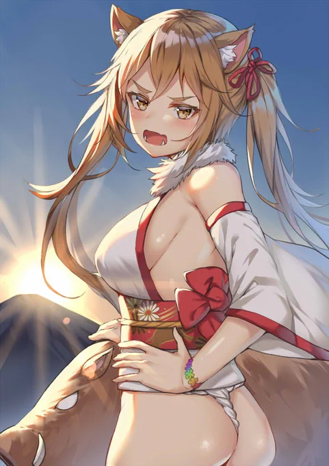 あまりにも遅刻ですが新年絵です 