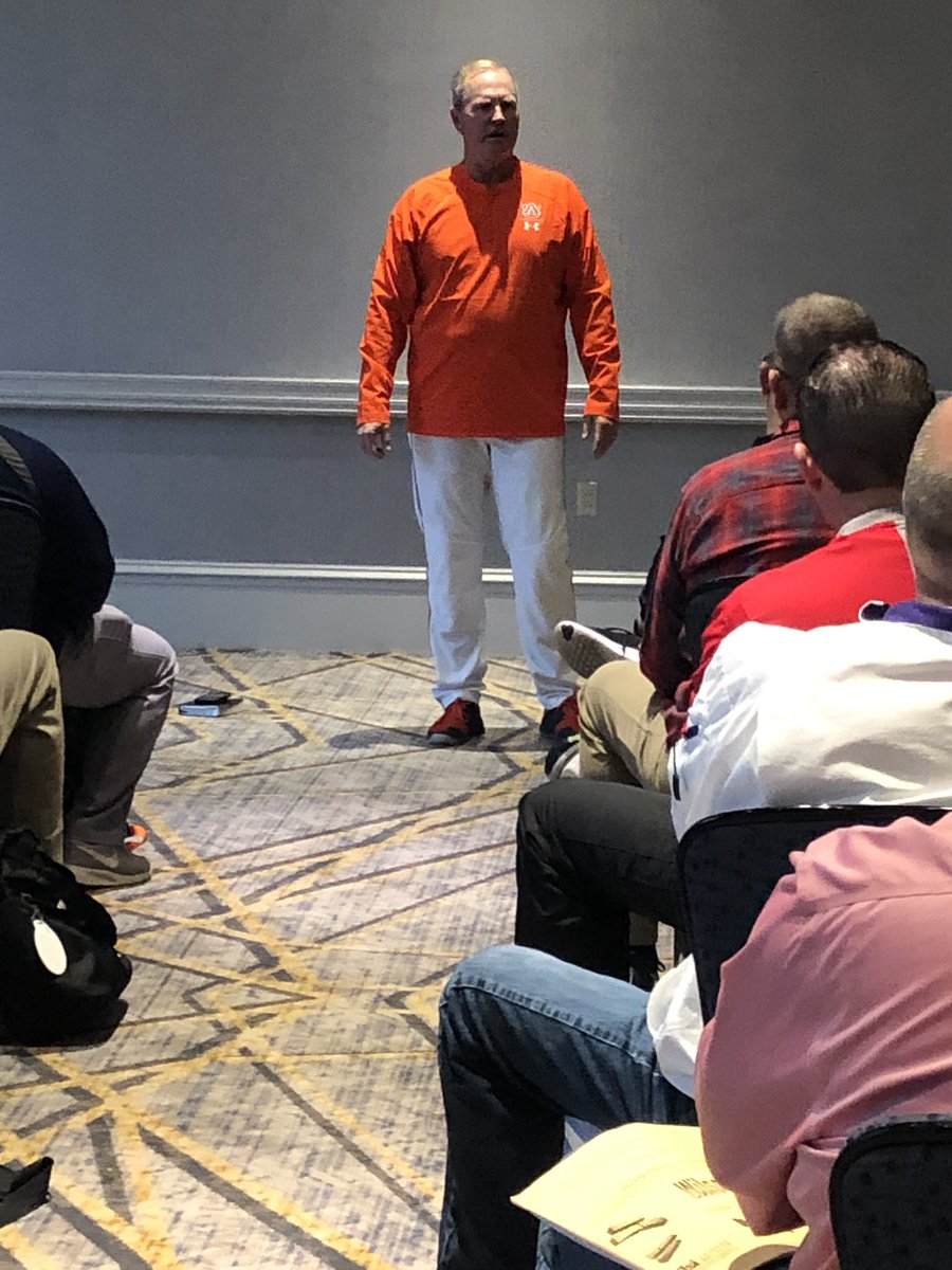 To start our day off, <a href="/AuburnBaseball/">Auburn Baseball</a> Pitching Coach Steve Smith