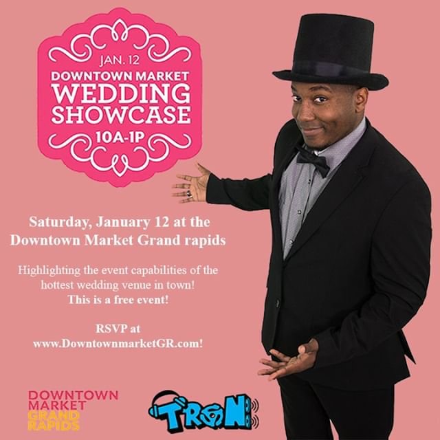 DJAYTRON's tweet photo. Catch me at the @dtmarketgr today from 10- 1pm for their Wedding Showcase!

RSVP here: https://t.co/nzZgCxOU0Q

•
•
@aj.holms 📸
•
•
•
#wedding #DowntownmarketGR #grandrapids #weddingshowcase 
#weddingdj #music #songs #weddingday #weddingphotograher #reception : @djaytron https://t.co/rlRcJKU3f2