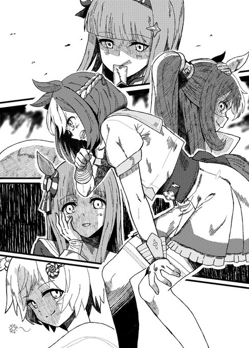 うまむすめ ぷりてぃだぁびぃ #ウマ娘プリティーダービー #サイレンススズカ(ウマ娘) #エルコンドルパサー(ウマ娘) #グラスワンダー(ウマ娘) #セイウンスカイ(ウマ娘) #スペシャルウィーク(ウマ娘) https://t.co/Ja2tIZbBwD 
