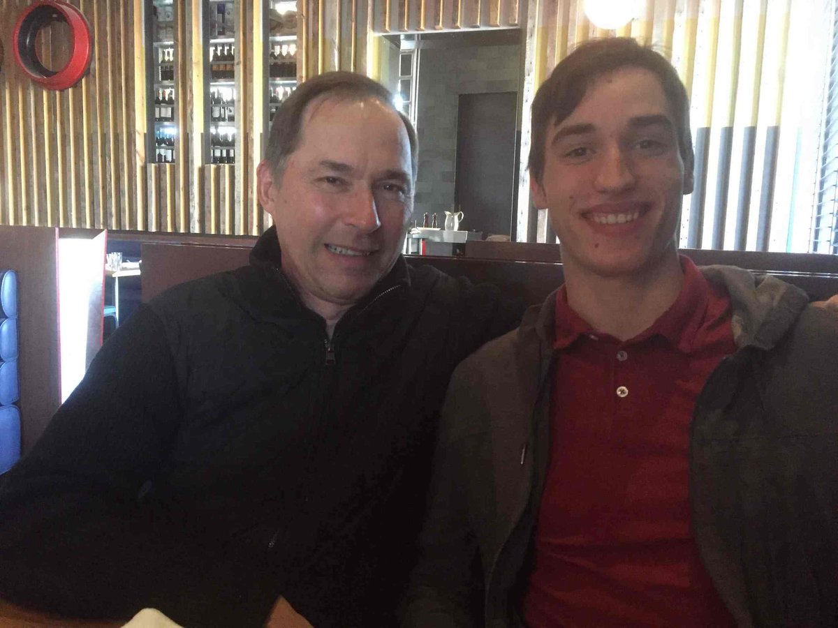 Great time meeting ski legend @stevepod yesterday! Someone who knows a lot about approaching and coming back from injury.