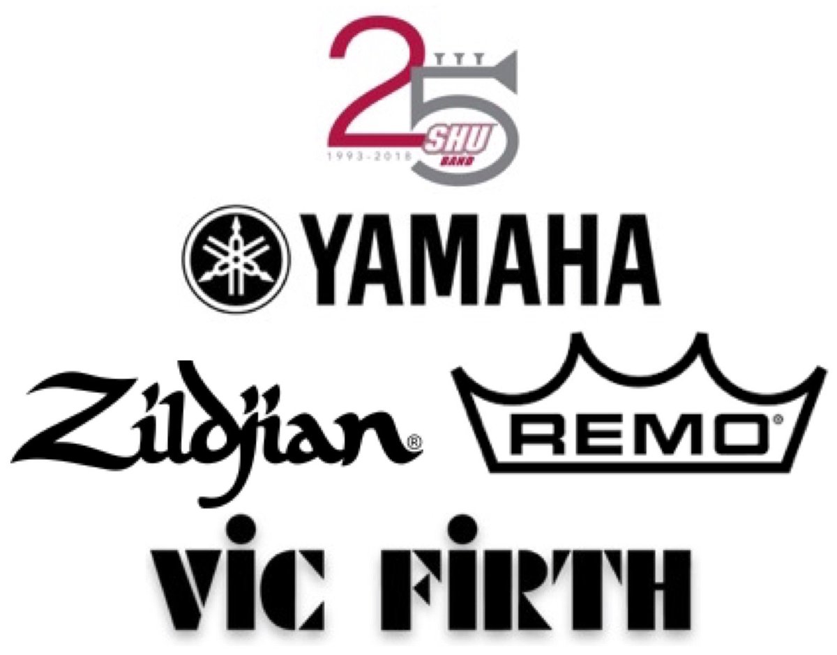 SacredHeartUnivBand (@shu_band) on Twitter photo SHU is proud to represent these corporate partners! <a href="/YamahaMusicUSA/">Yamaha Music USA</a> <a href="/vicfirth/">Vic Firth</a> <a href="/ZildjianCompany/">Zildjian Company🌕</a> <a href="/remopercussion/">Remo Inc.</a> SHU is proud to represent these corporate partners! <a href="/YamahaMusicUSA/">Yamaha Music USA</a> <a href="/vicfirth/">Vic Firth</a> <a href="/ZildjianCompany/">Zildjian Company🌕</a> <a href="/remopercussion/">Remo Inc.</a>