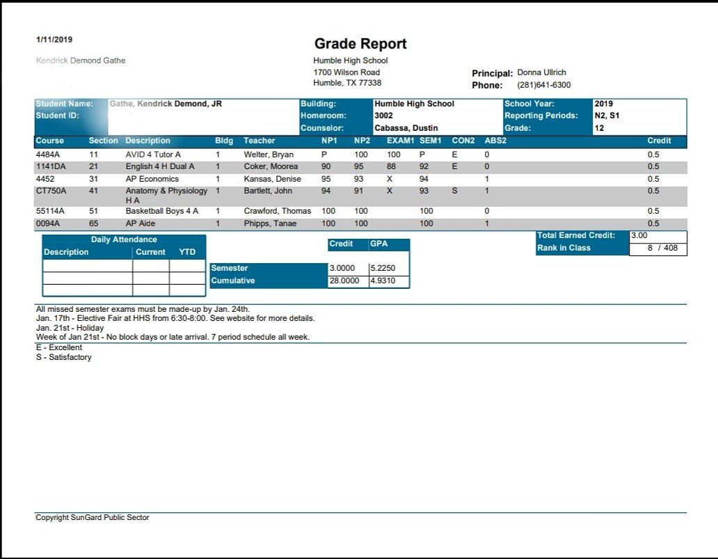 Avirgo09s's tweet image. #GPA #5.2 #4.9 #ClassRank #8 #top5% #scholarathlete @kjgathe @Humblebball