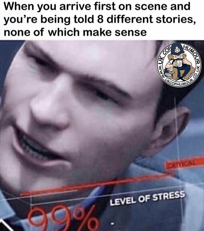 tartanjuggler's tweet photo. The stress is real!!! #whatthephuk #confused #sotrue #justtellmethetruth #stress #polisproblems @UKCopHumour https://t.co/tsIAzHBrEG