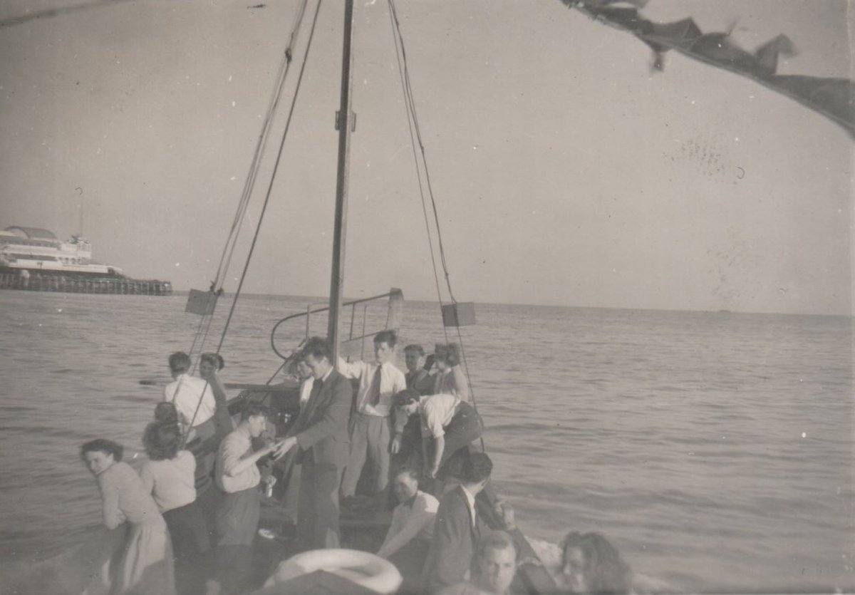 What do you do with your days off? In the past one of the things people use to do in Brighton was to go out on pleasure boats with friends and family as a form of entertainment. #BrightonFishingMuseum #brighton