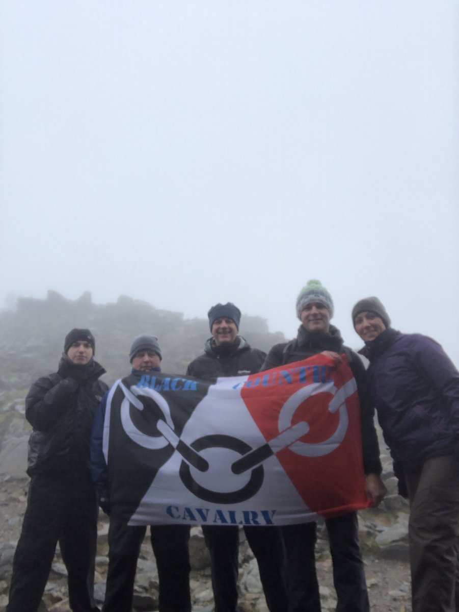 We made it to the top! #Snowdon #AdventureTraining #BlackCountryCavalry #itswhatwedo