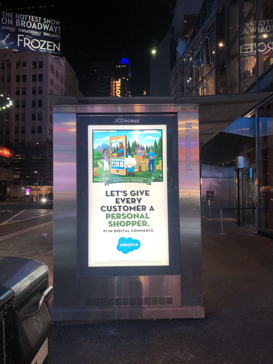 erictstahl's tweet photo. Salesforce, #1 in digital commerce https://t.co/r1Oqf80aj4