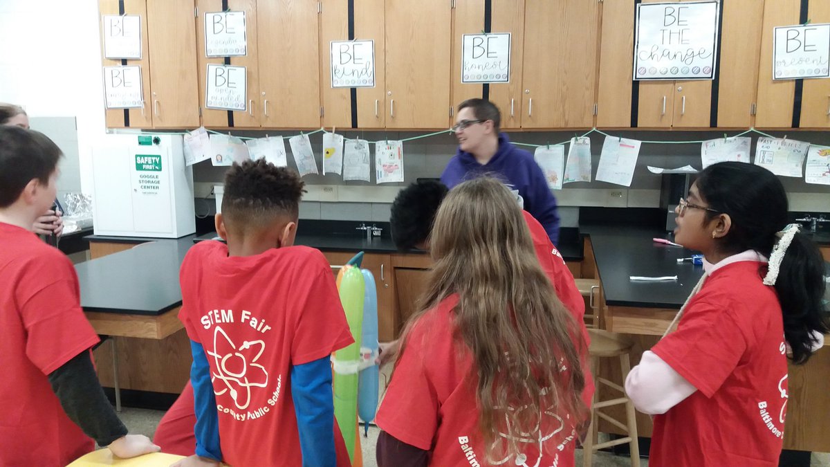 achiliteach's tweet photo. Launching minions into space #MSSTEM18 @BCPSSci https://t.co/0oVwxm5VB5