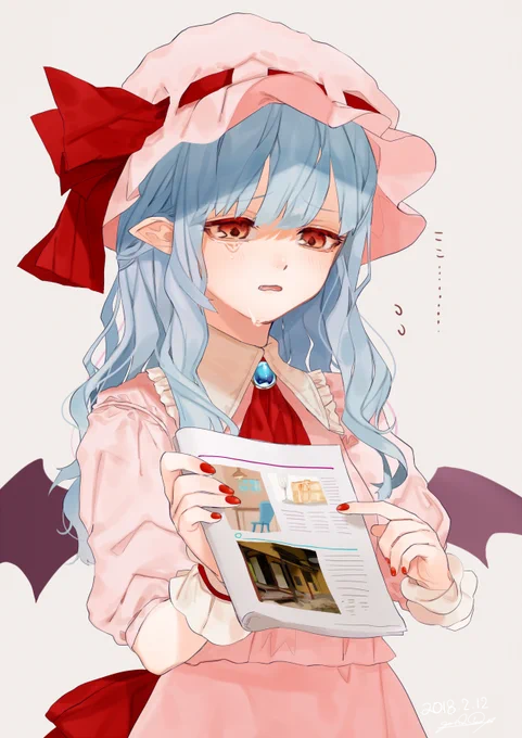 去年描いたロング姉妹 