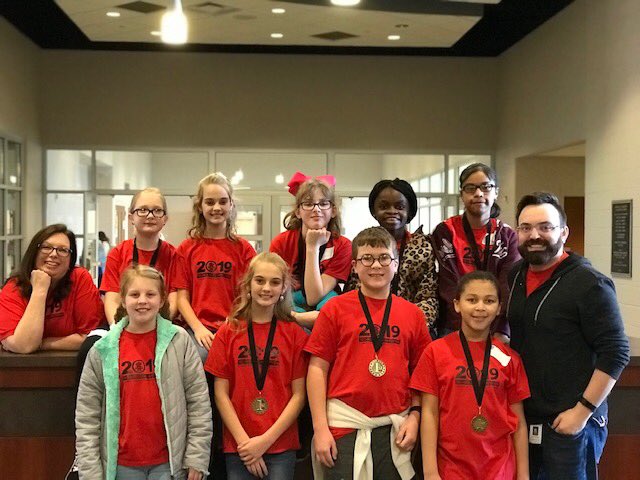 FBES_Indians's tweet photo. FBES had a great day at the 2019 Hall County Technology Competition! Several of our students’ projects won medals, and some are going on to the state competition. We are proud of them for their hard work and dedication! #HallCoTechCo19 https://t.co/zoXJTeMYnW