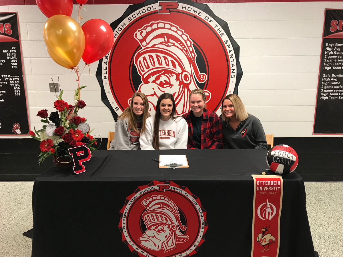 Cmcraycraft's tweet photo. I’m very excited to finally announce that I have committed to Otterbein University to continue my volleyball and academic career. Thank you to everyone who has supported me over the years. I’m excited to see what God has in store for me for the next 4 years. GO CARDS❤️💛 https://t.co/gAAcFXLRmy