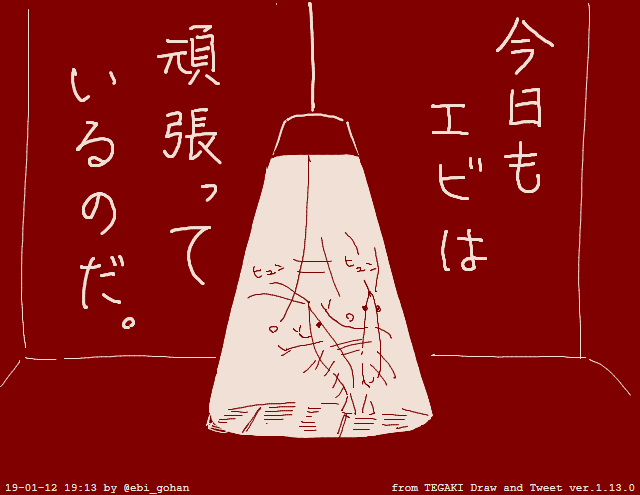 #everyday_ebi_life #tegaki_dt 
