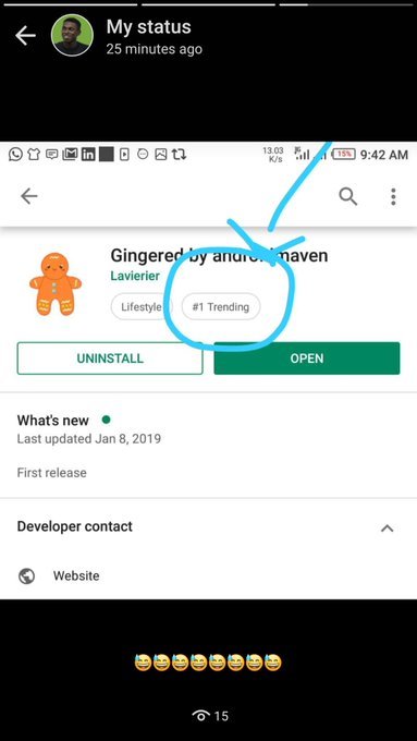 AkinolaKing's tweet photo. eventrabbt : RT androidmaven: #1 on trending.β€β€β€πππ
#history #glimpsefuture #writeyours #androidmaven #becreative #androidcommunity #flutter #flutterapps https://t.co/jrmxfYxZEo https://t.co/EuwtCbsv4V (via Twitter https://t.co/mAJ27zsjxU) https://t.co/19r4Vy5Nnk