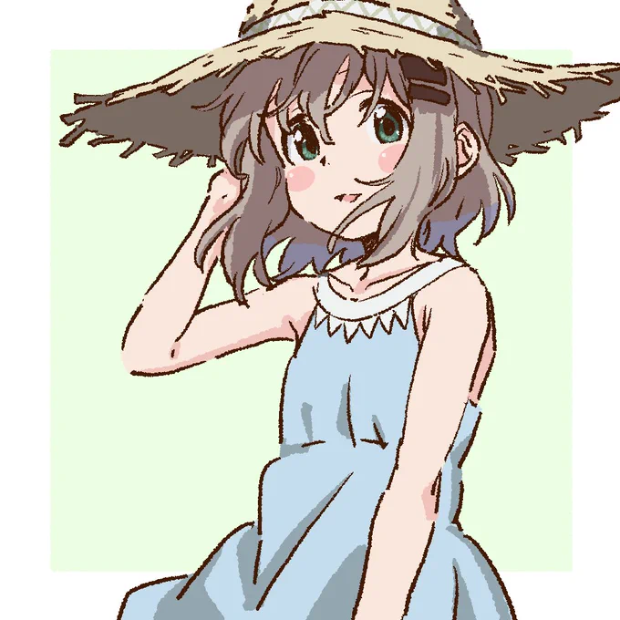 あおいrkgk
2値で描いたら早くなるかと思ったらそんなにだった... 