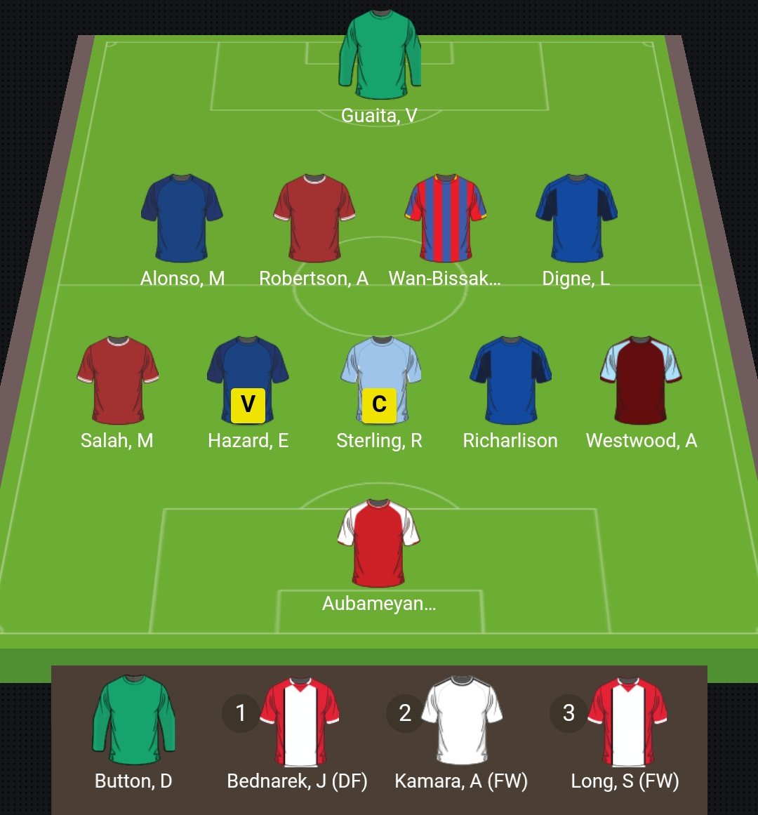 FPLCoach's tweet photo. My team in the @fantasy_bet
#weekendfreeroll game. Completely free to play and a total prize of £100!

Think you can do better? Take me on by following the link below...

⬇️⬇️⬇️⬇️
https://t.co/xt5wzywMlz #ad https://t.co/yzq63yWj90