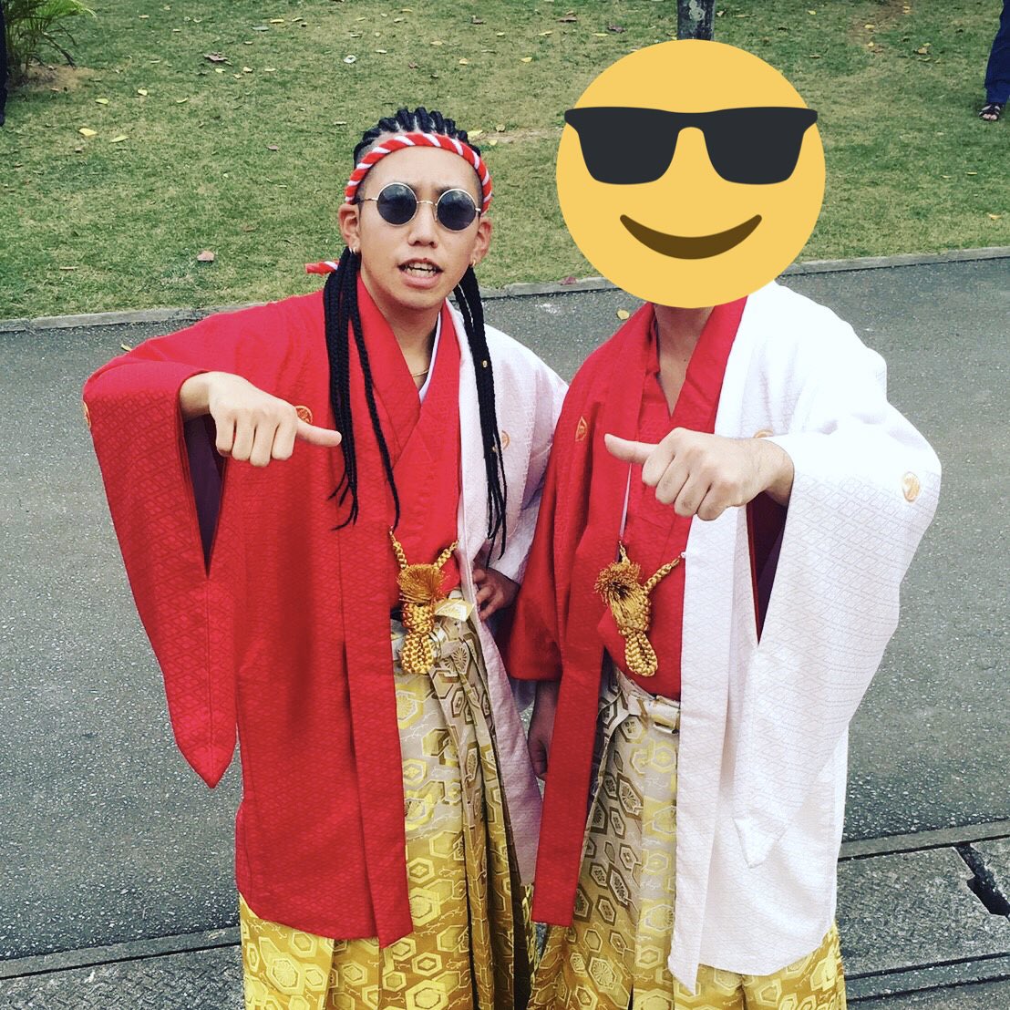 こうちゃん ハイサイ探偵団 沖縄は明日成人式 新成人の皆さんおめでとう 俺も2年前可愛い髪型やったな 明日はみんなノースキャンダルでハメ外すんだぞ そして2枚目はバンバン