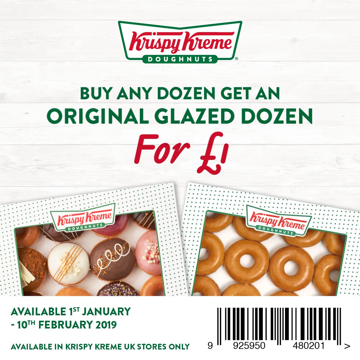 Weekend treats are calling!

😋 To claim in store: simply show barcode 
😋 To claim online: enter 9925950470202 in discount code box at checkout > bit.ly/KKClickCollect
bit.ly/LBOJ2019
