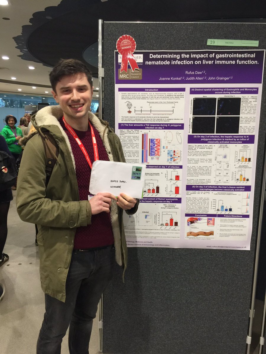 sidnificantdata's tweet photo. The @grainger_konkel labs being well represented at the #sbsannualevent by @rufusdaw who won the award for the best poster in the entire School of Biological Sciences in @FBMH_UoM. @LydiaBeckerIII #winningatscience https://t.co/wMjirxLiiP