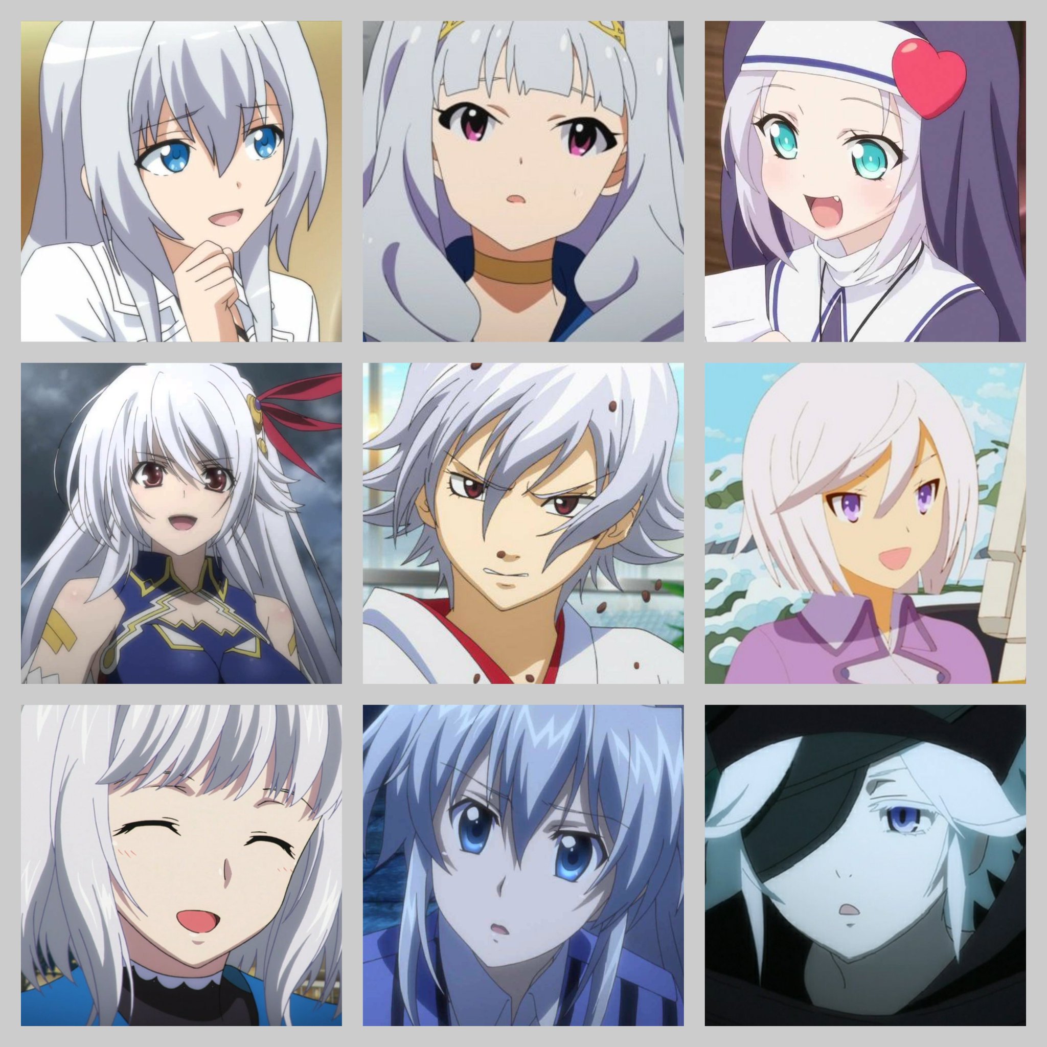 Yuu オタライフ 銀髪 白髪ヒロインキャラ寄せ集め 36人 好きなキャラいたら教えてちょ 銀髪キャラ 白髪キャラ 好きなキャラがいたらrt アニメ好きと繋がりたい いいねした人フォローする リツイートした人フォローする