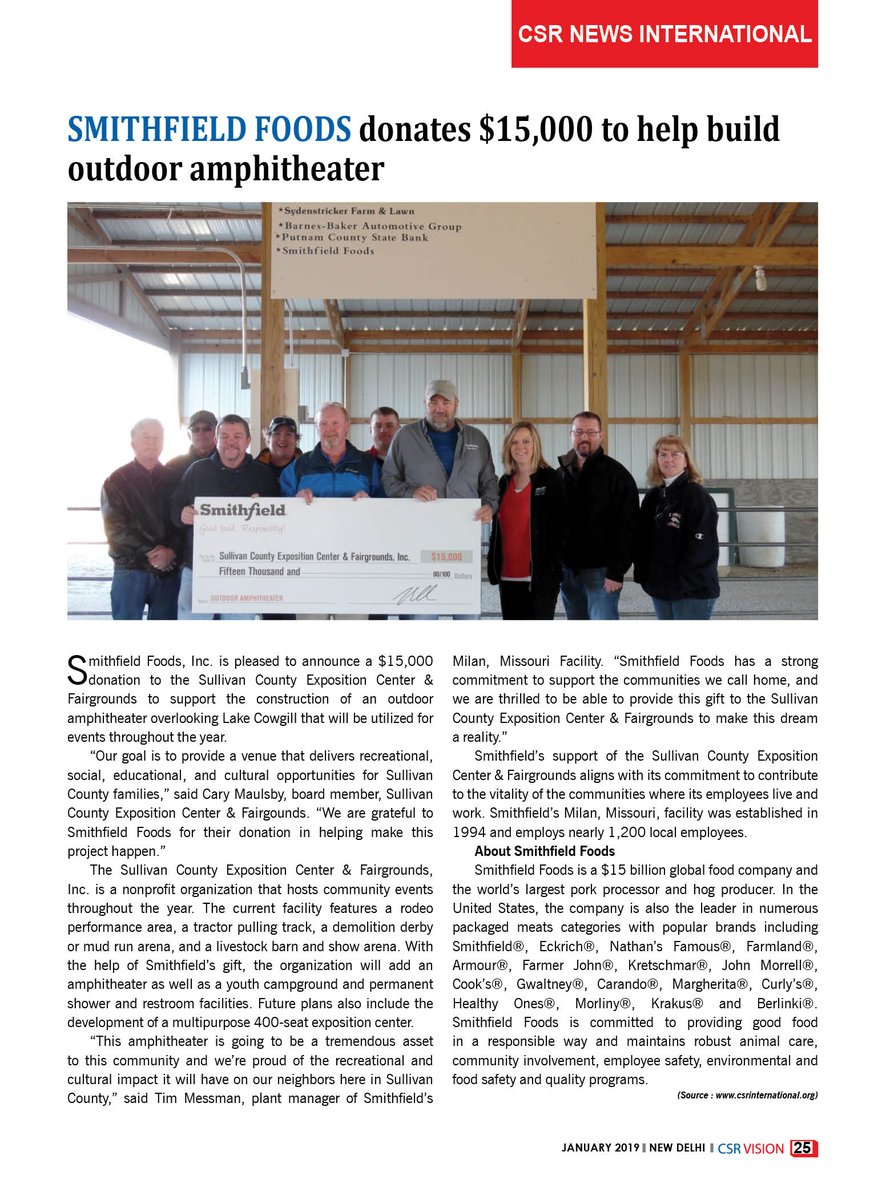 CsrvisionInfo's tweet photo. News Covered in January 2019 Issue https://t.co/9nvc6P0fMD
