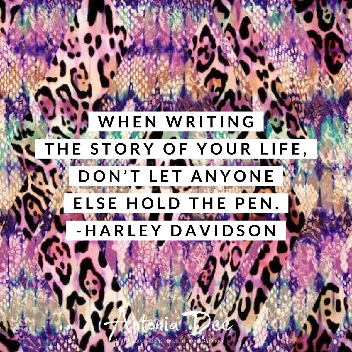 antonia_bda's tweet photo. ✍🏽Who’s writing the story of YOUR life?!?! https://t.co/4NIbX0CBBN