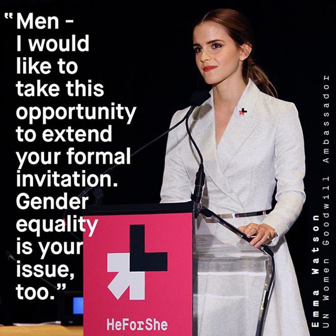 L_Hibou's tweet photo. "Hombres: me gustaría aprovechar esta oportunidad para extender una invitación formal. La igualdad de género una cuestión vuestra también." Emma Watson. https://t.co/qsQws3lyVn #Feminismo #HeForShe https://t.co/Vwa3Gr2XTi