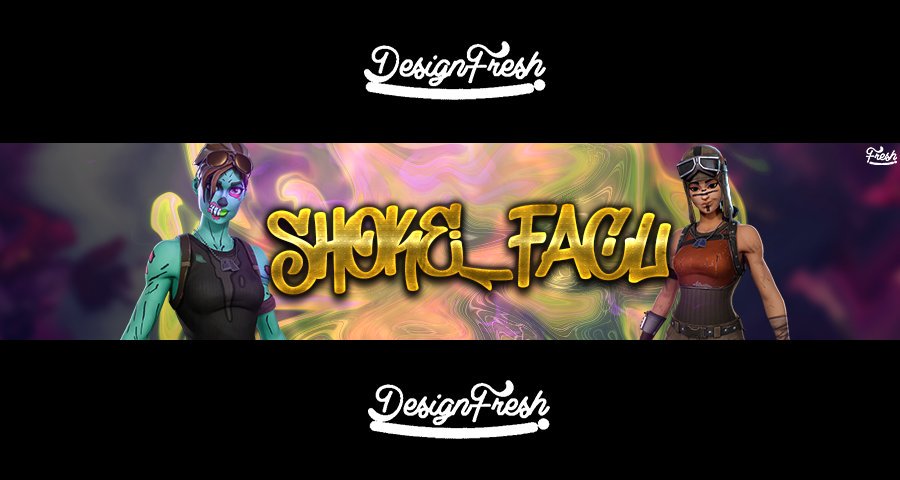 DesignsFreshh's tweet image. Banner para Shoke_facu para YouTube, pedí tu diseño por privado