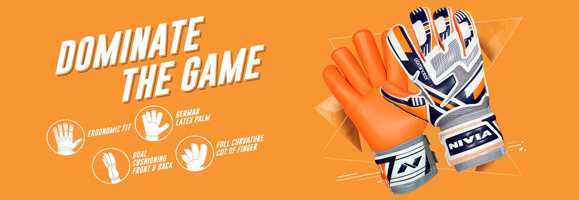 nivia dominator gloves