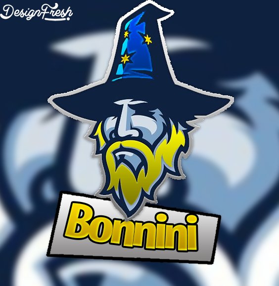 DesignsFreshh's tweet image. Logo para Bonnini (el Mago es de Google pero pague los derechos)