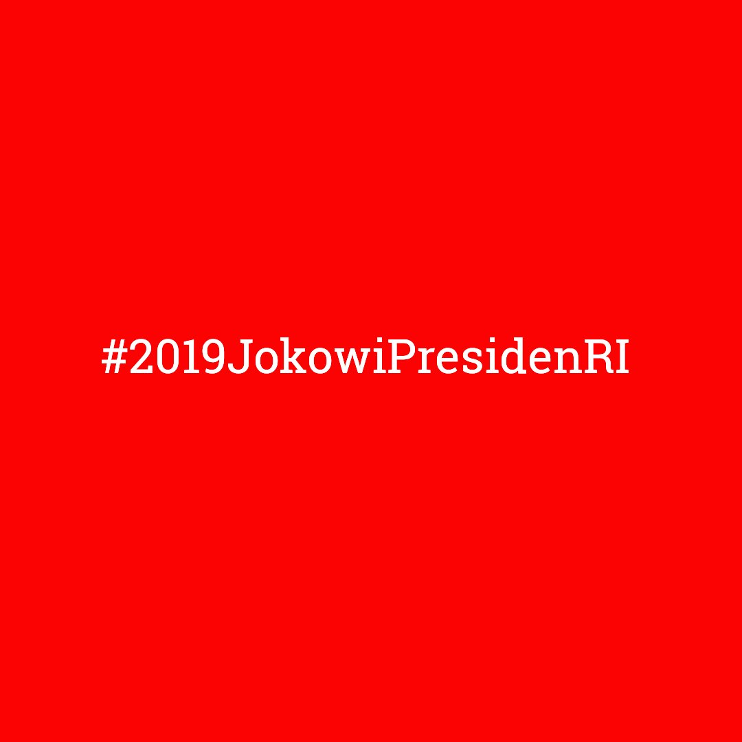 #01IndobesiaMaju
#2019JokowiPresidenRI