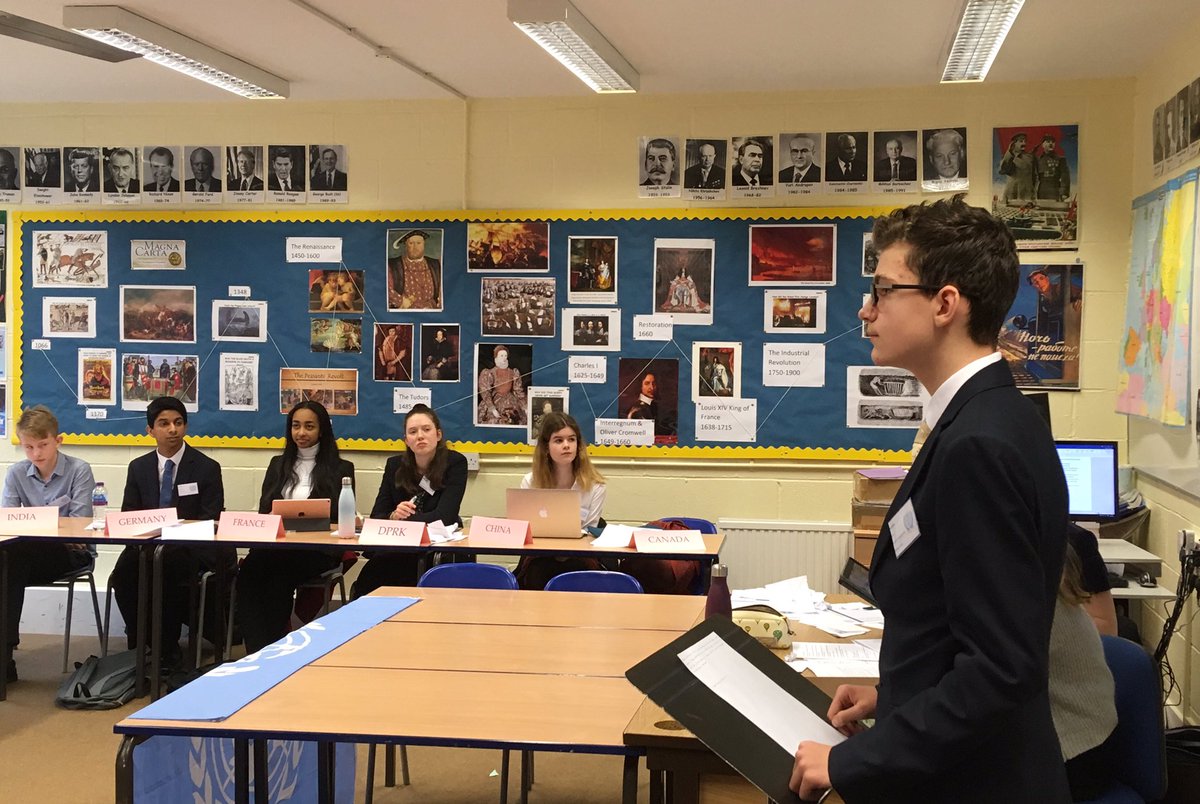 MunHampton's tweet photo. Some action shots from this morning’s committee debates at GHS MUN #fruitfuldebate #munfun https://t.co/Qb3eo0lFjD