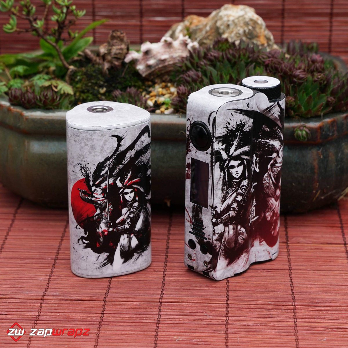 New Katana and Katana Red designs available now! 
#katana #minikinv2 #topside #vape #vapefam #japanese #vapepics #vaping #zapwrapz 

zapwrapz.com