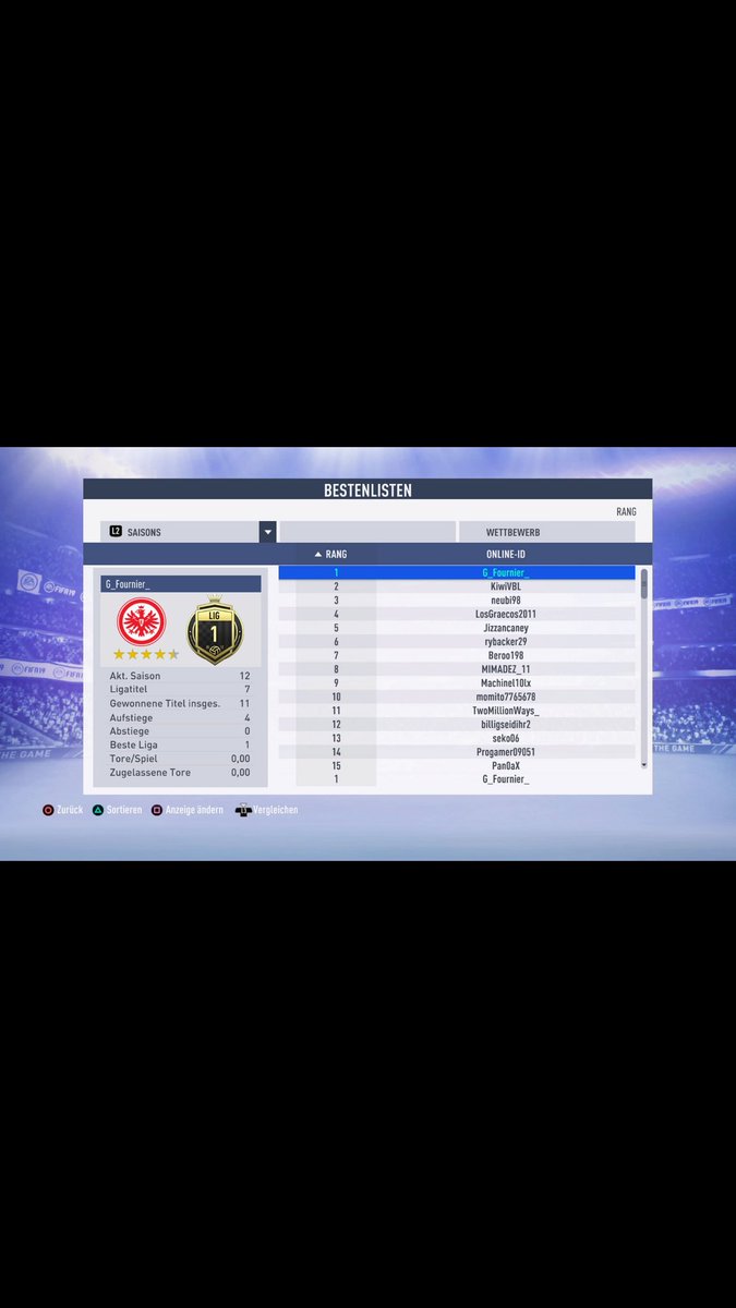 G_Fournier_'s tweet photo. Beende die VBL im aktuellen Monat mit 87-3-0. Aktuell auf dem 1. Platz 😊 https://t.co/zXkAh1PYTN