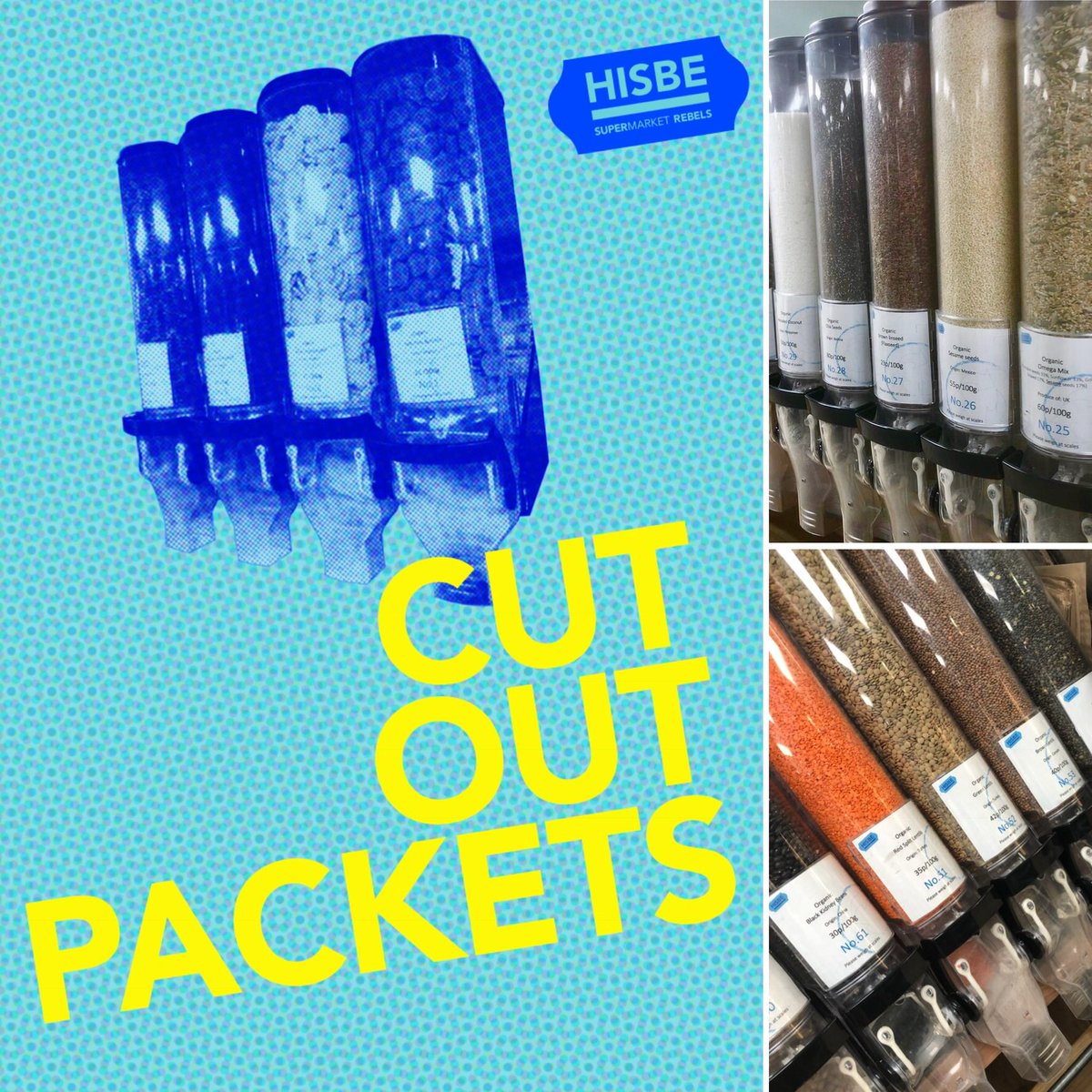 HISBE_Food's tweet photo. FIVE YEAR FACT ⭐️⭐️⭐️⭐️⭐️ (coz we’ve been doing number-crunching 😂). In 5 yrs since the shop opened our customers have bought over 86 tons of food loose, saving 360,000 pieces of plastic packaging #plasticfree #plasticfreecity #saynotoplastic #lessplastic #reuse #Brighton #Hove https://t.co/laEcyxlPZP