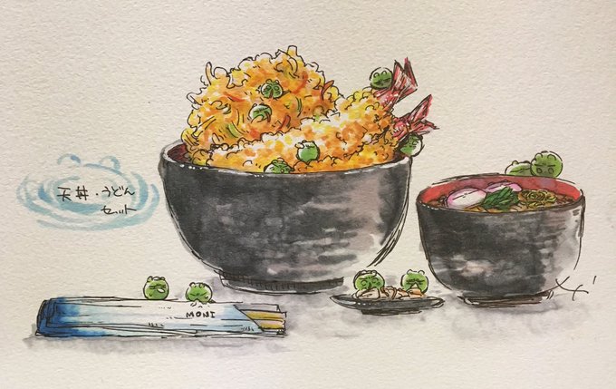 天丼のtwitterイラスト検索結果 古い順