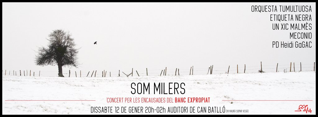 Banc_Expropiat's tweet photo. I per que SOM MILERS. Concert per les encausades del @Banc_Expropiat 
🎷🎹🎻🍻🍺 https://t.co/HKFihdCzXB