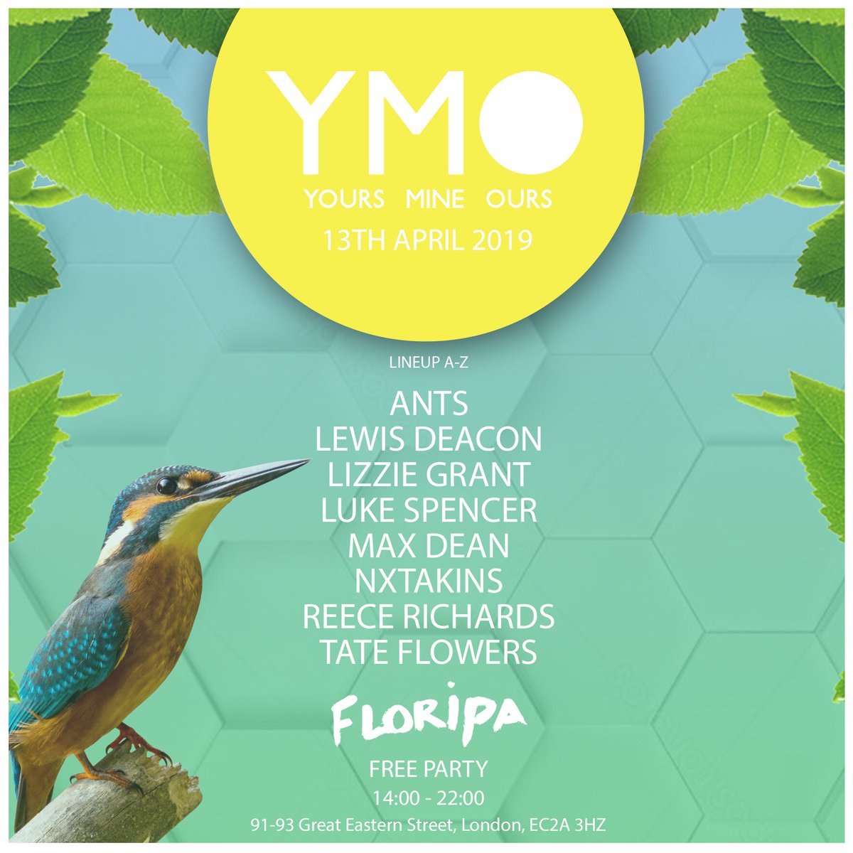 Here’s the full line up for the day party, we will be announcing part 2 soon get your ticket as this will sell out very quickly!

residentadvisor.net/events/1207517