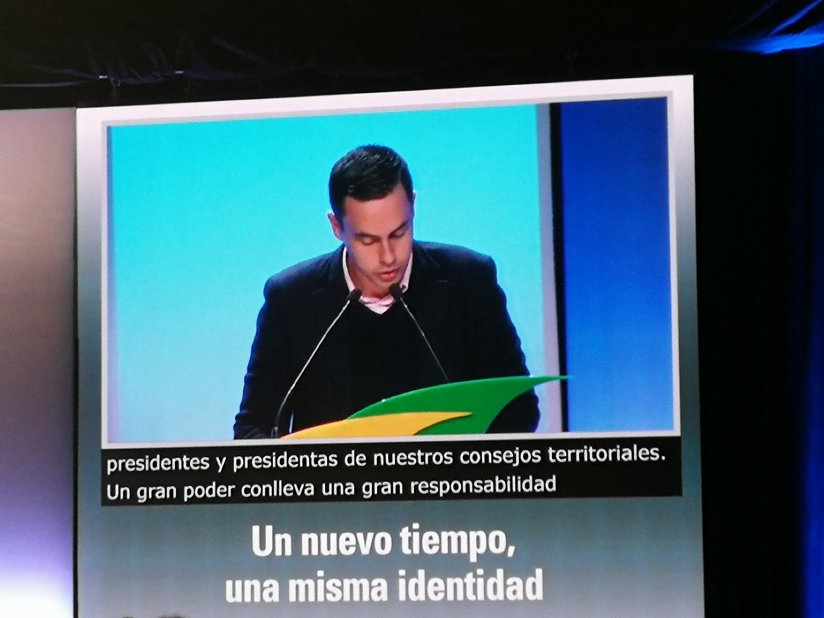 alejandrarg87's tweet photo. "Un gran poder conlleva una gran responsabilidad" intervención de nuestro secretario general de JUP, Delio Díaz. #ComiteUP2019 https://t.co/Mj2tusy9fR