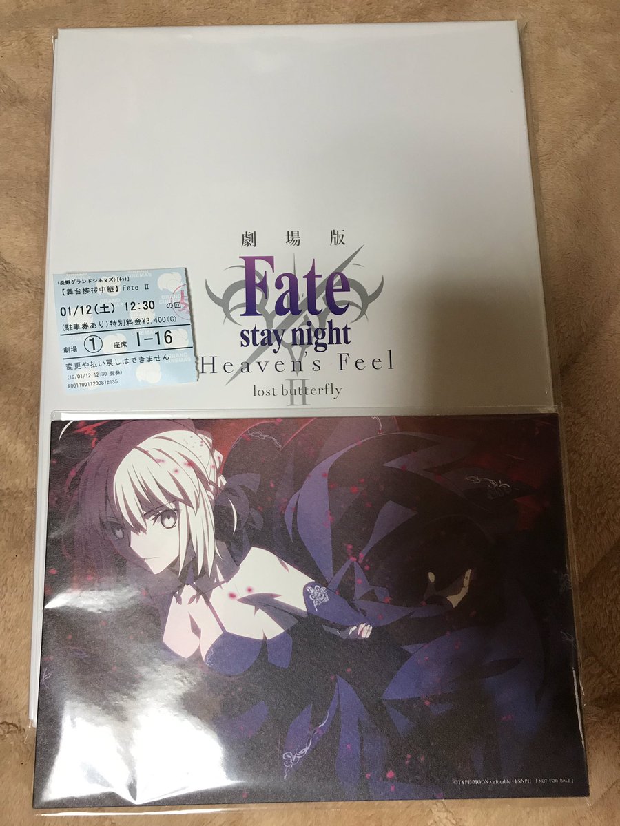 劇場版fate Stay Night Heaven S Feel Lost Butterflyの豪華版のパンフをゲット出来たよ 3ページ目 Togetter