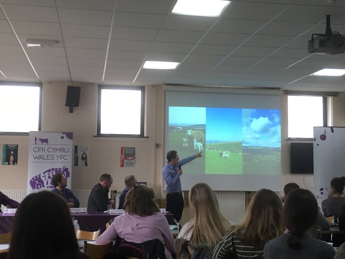 hannah_wright00's tweet photo. Nice to hear local @GlamorganYFC member @Jacob_cwmrisca speak at today’s @WalesYFC #CFfiConference about his inspiring family farming business https://t.co/Pz1JC1sUz8