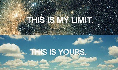 SpaceSqam's tweet photo. THIS IS MY LIMIT.
THIS IS YOURS.

*You decide your own future, make the future worth living for yourself and your children. https://t.co/lwzcPtdW2A