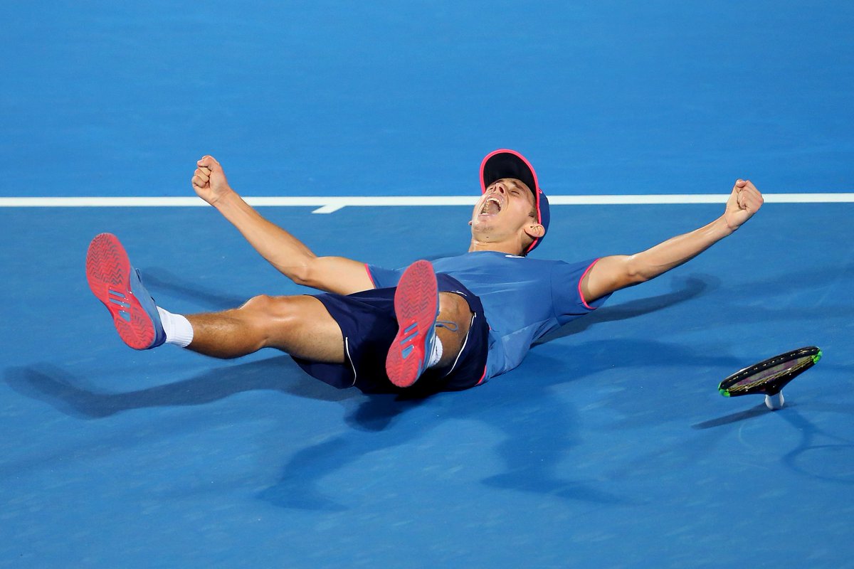The first one is always the most meaningful.

#SydneyTennis