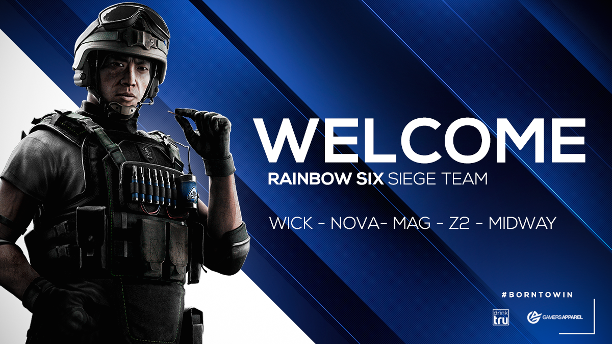borngg's tweet photo. We are very excited to announce our entrance into @Rainbow6Game! π₯
Welcome the squad, to the #BornNation.
#BORNTOWIN https://t.co/twUafiwzQd