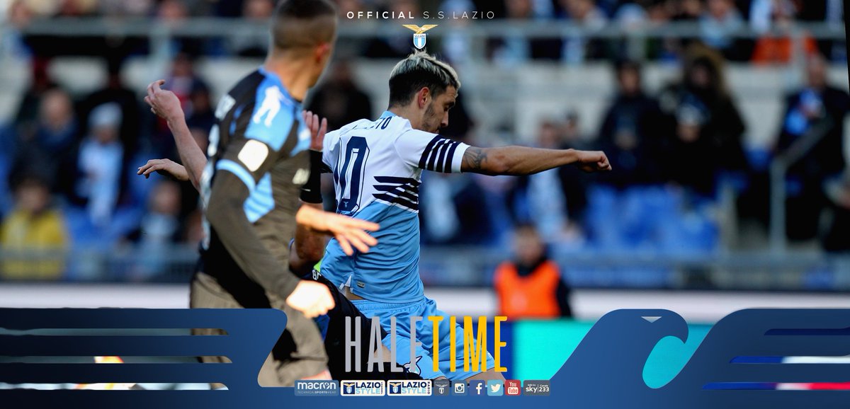 ⏸️ Half time | #LazioNovara 4-0
🤩 Splendida frazione di gioco per i biancocelesti che chiudono i primi 45' avanti di quattro reti!
⚽️ @LuisAlberto
⚽️⚽️ @CiroImmobile
⚽️ #Milinkovic