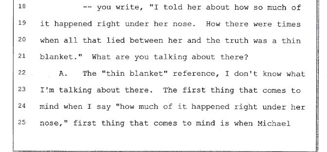 Another addition to how Robson portrays MJ as a totally reckless abuser in contrary to Safechuck's portrayal as an extremely cautious one  #LeavingNeverland