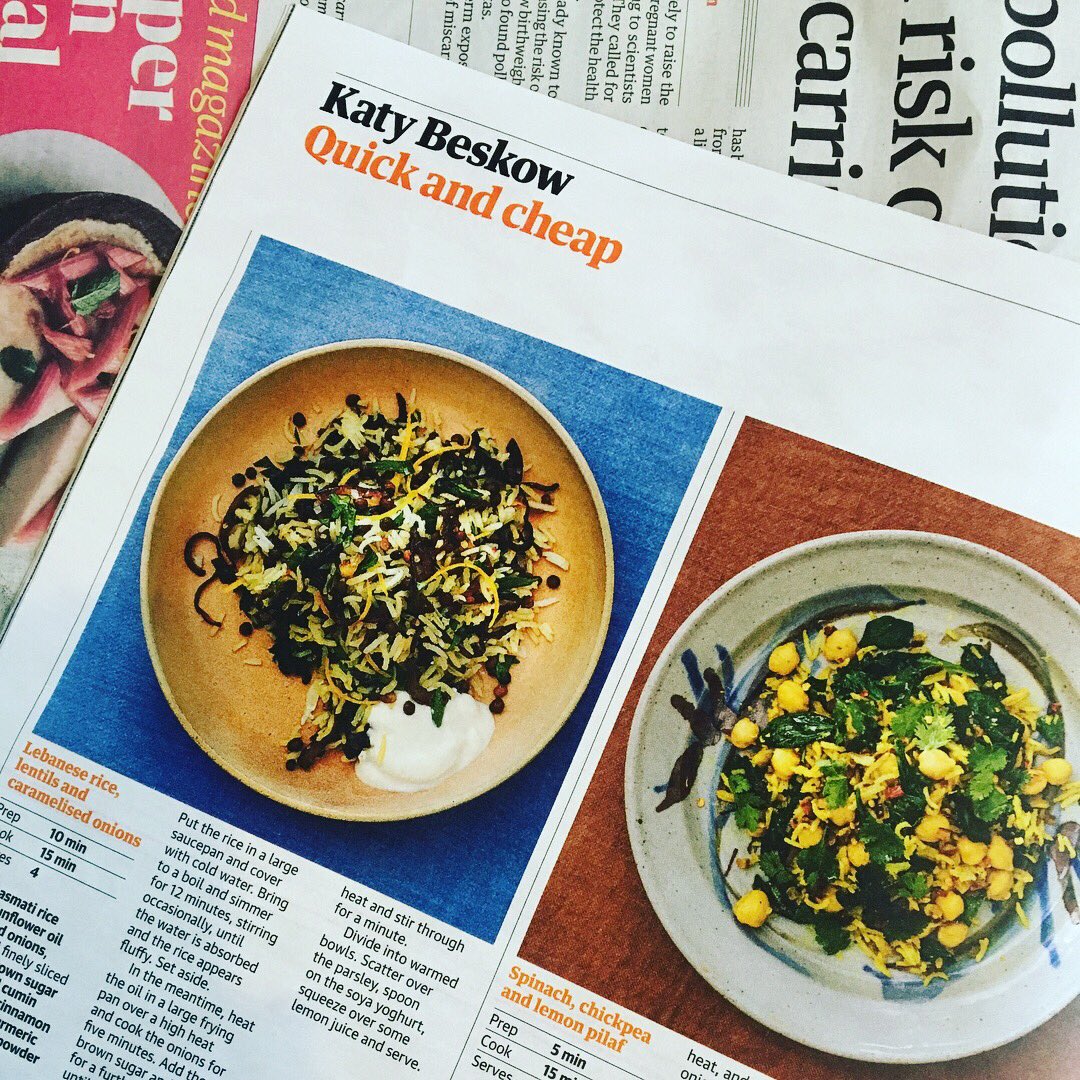 katybeskow's tweet photo. Four recipes from my forthcoming book in @GuardianFeast today! #vegan https://t.co/cBtfND82kN