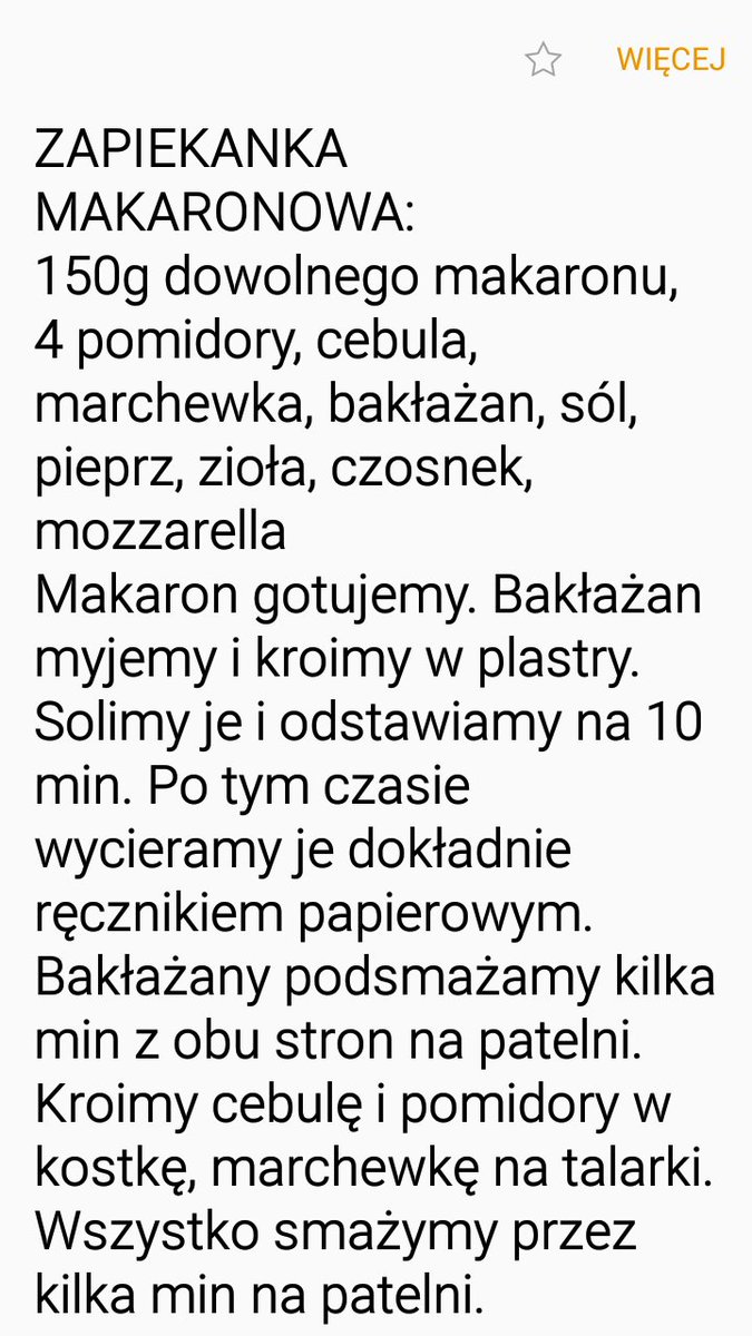 motywujemyy's tweet photo. PRZEPIS NA ZAPIEKANKĘ MAKARONOWĄ 🍅🍆#fitstyczen #cwiczymyrazem https://t.co/NikrfwUQg0