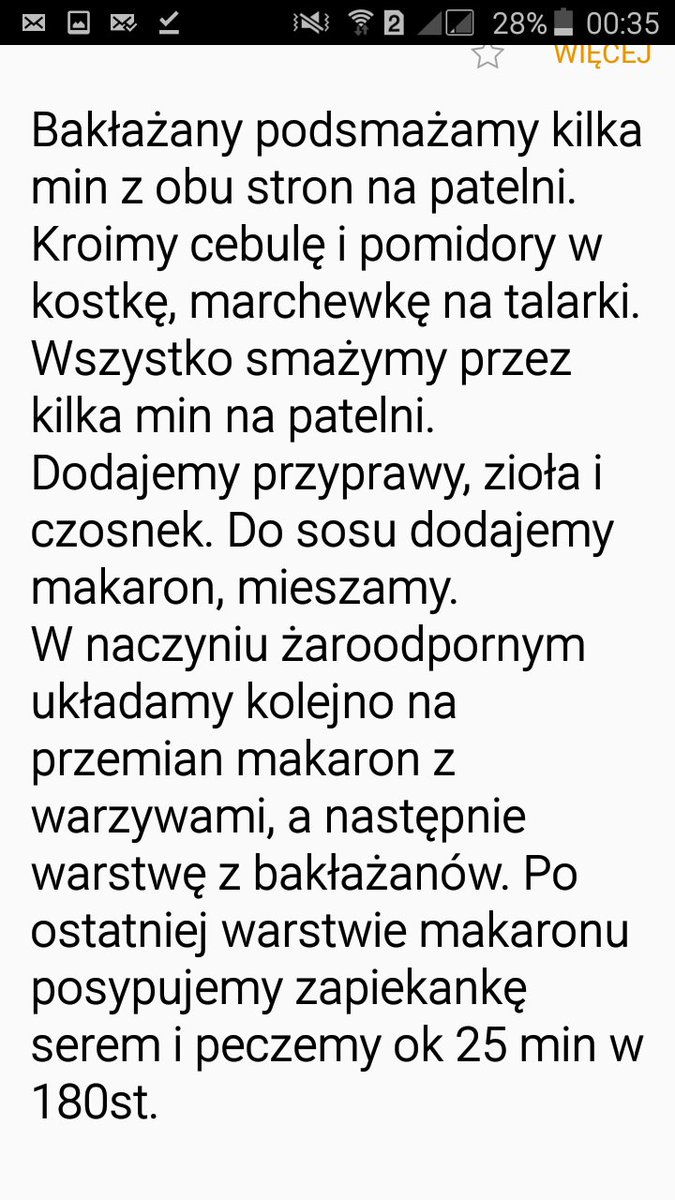 motywujemyy's tweet photo. PRZEPIS NA ZAPIEKANKĘ MAKARONOWĄ 🍅🍆#fitstyczen #cwiczymyrazem https://t.co/NikrfwUQg0